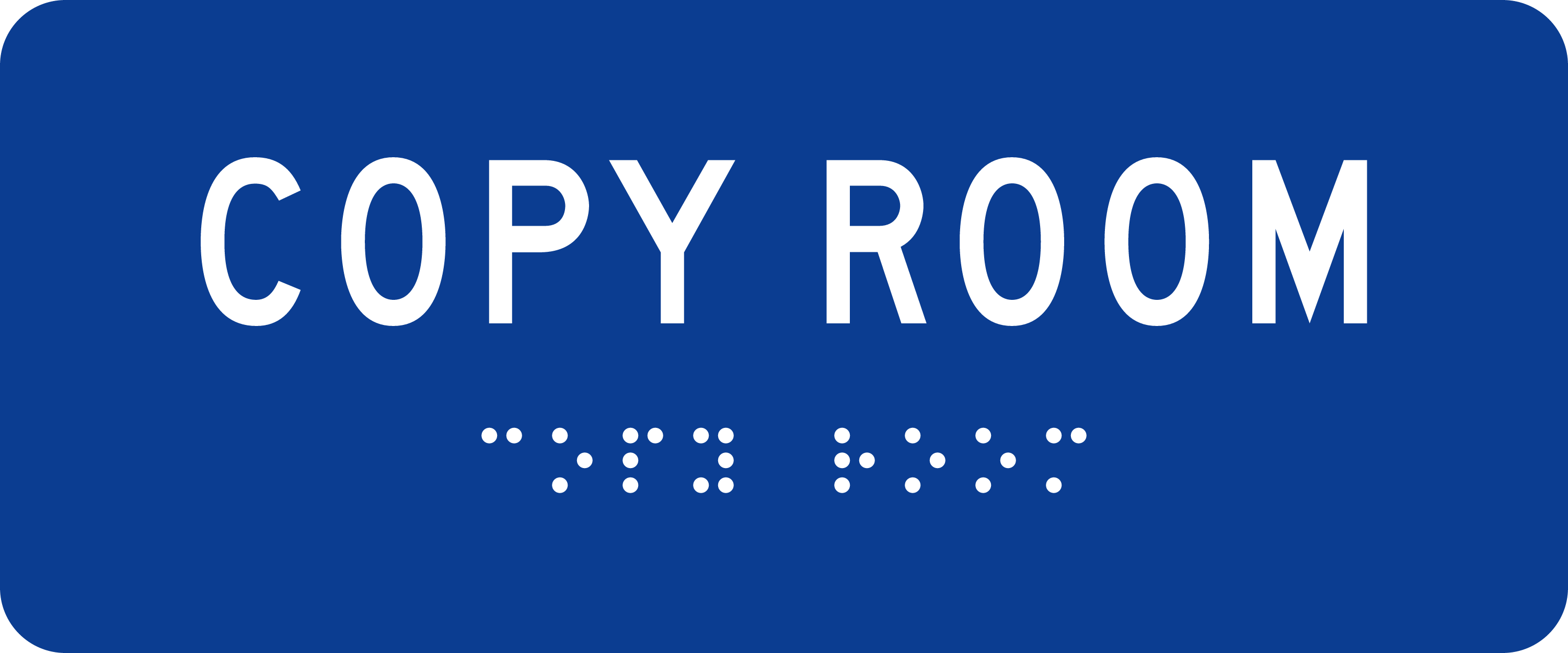 ADA Room Sign: COPY ROOM sign