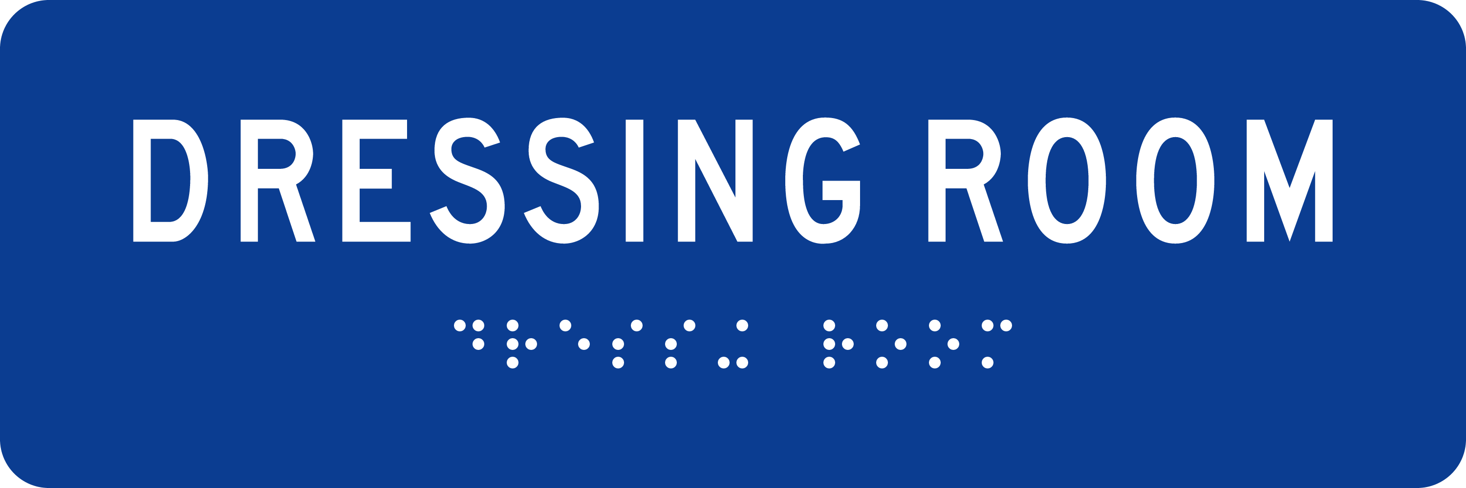 ADA Room Sign: DRESSING ROOM sign