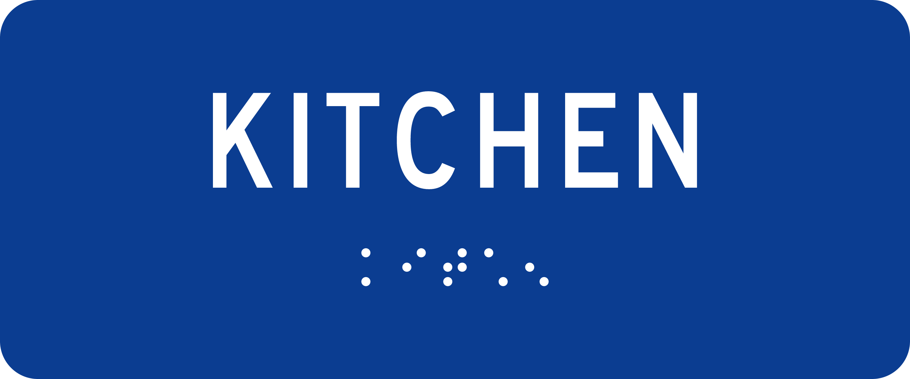 ADA Room Sign: KITCHEN sign