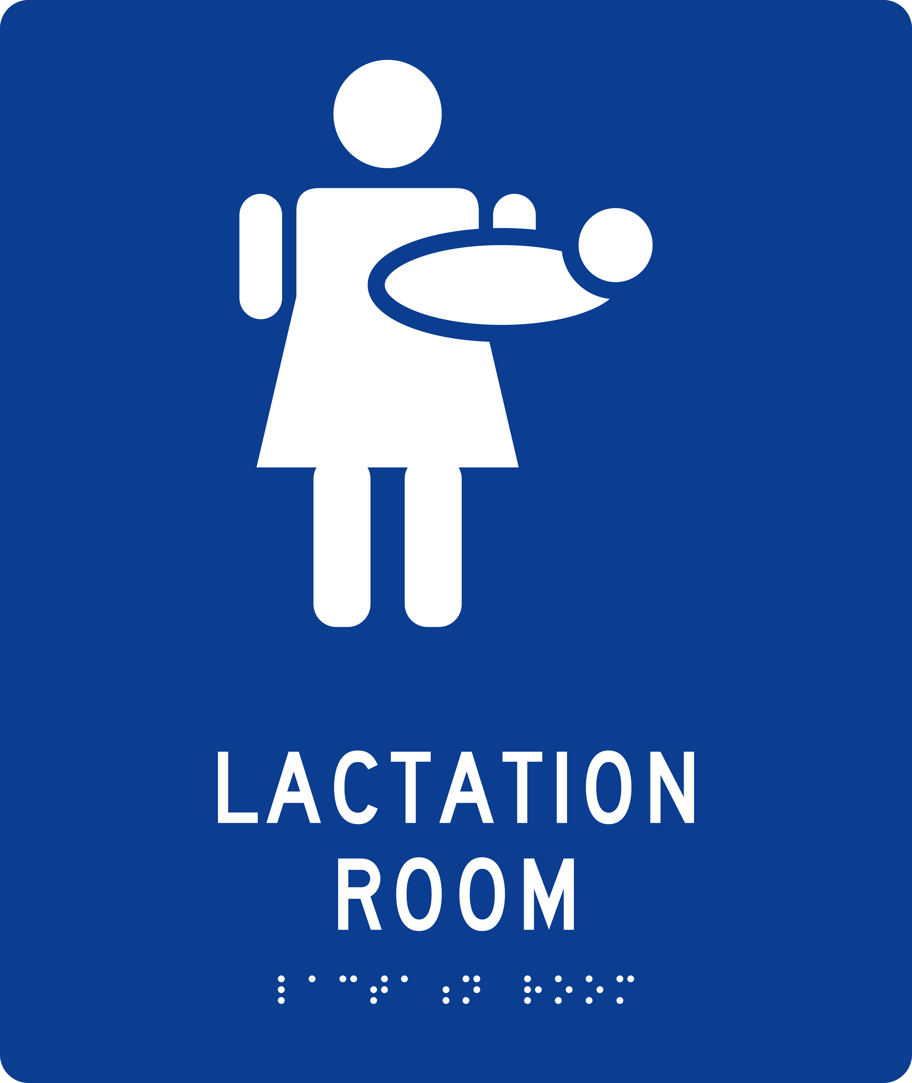 ADA Room Sign: LACTATION ROOM · Lactation room sign