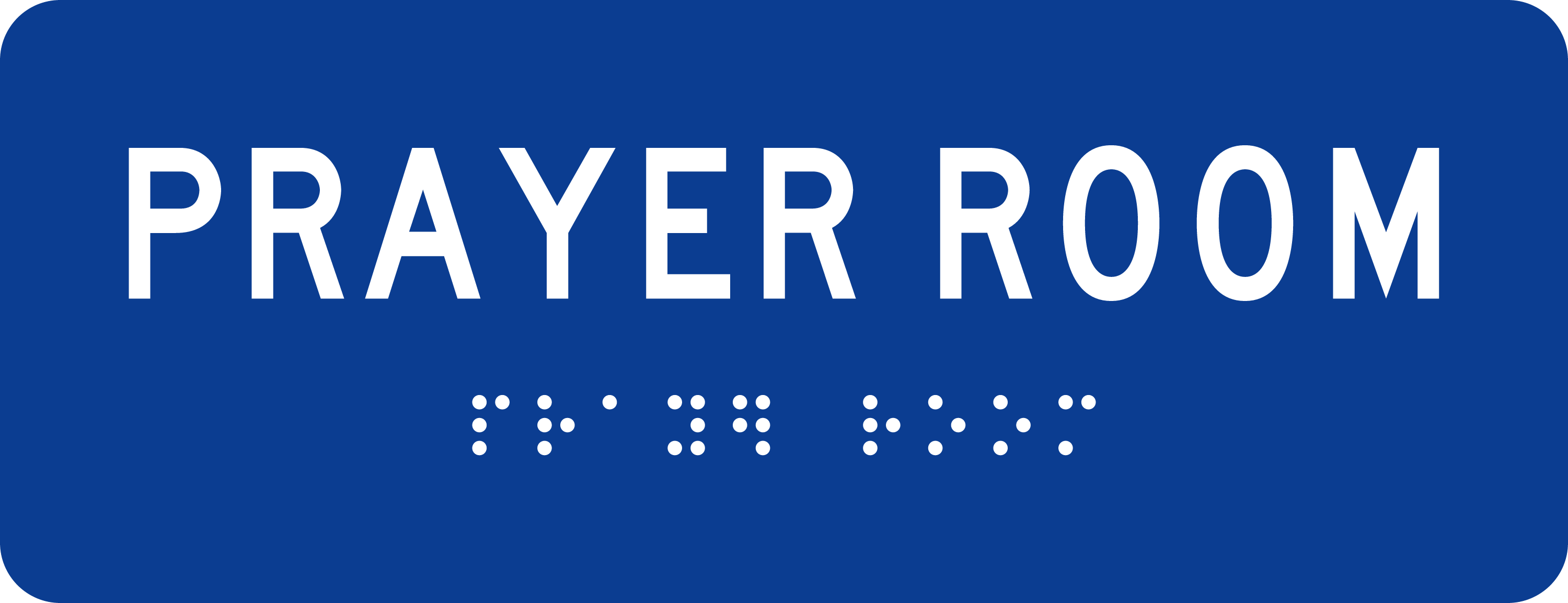 ADA Room Sign: PRAYER ROOM sign