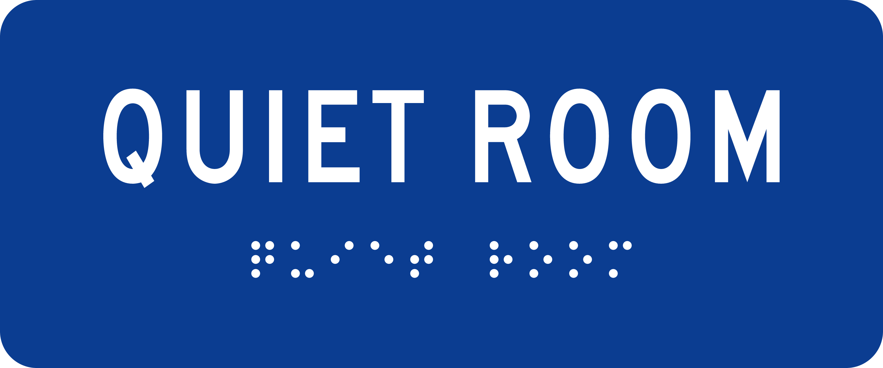 ADA Room Sign: QUIET ROOM sign