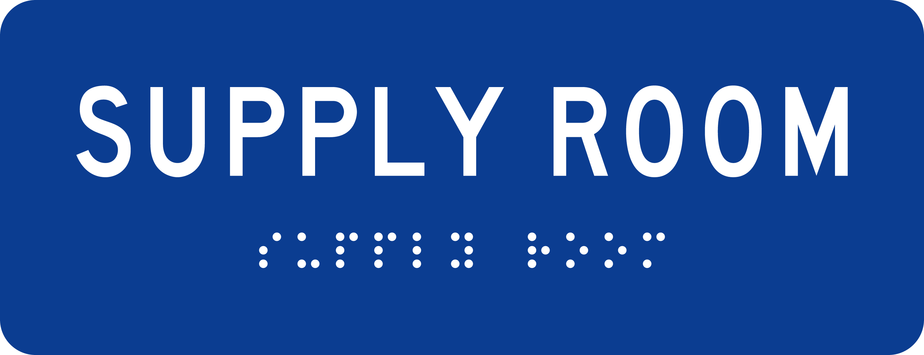 ADA Room Sign: SUPPLY ROOM sign