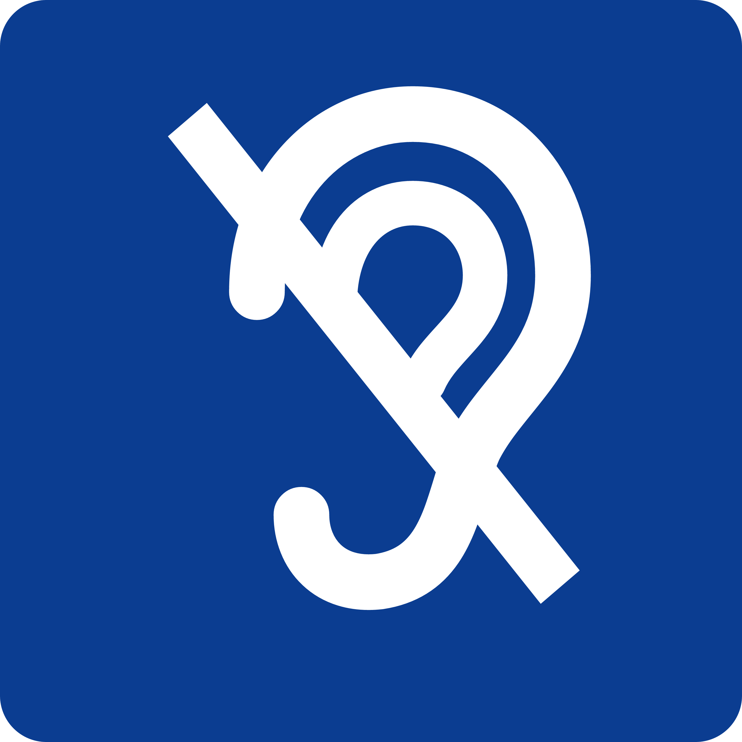 Accessibility Symbol Sign: Assistive listening sign